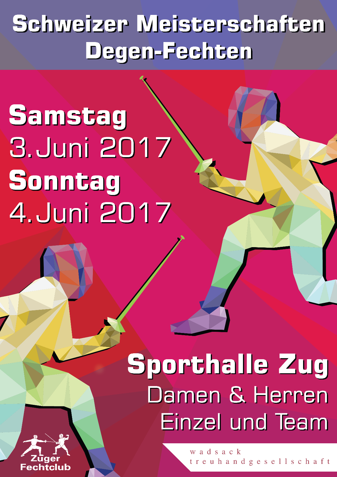 Meisterschaft2017 PlakatA3 Degen Fechten 01